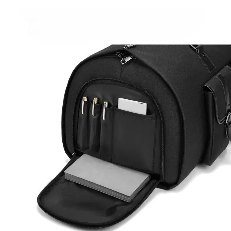 borsa da uomo con tasche laterali porta oggetti personali