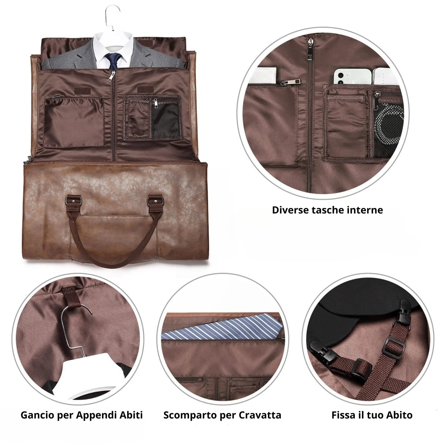 borsa porta abiti e salva spazio perfetta per abiti senza pieghe