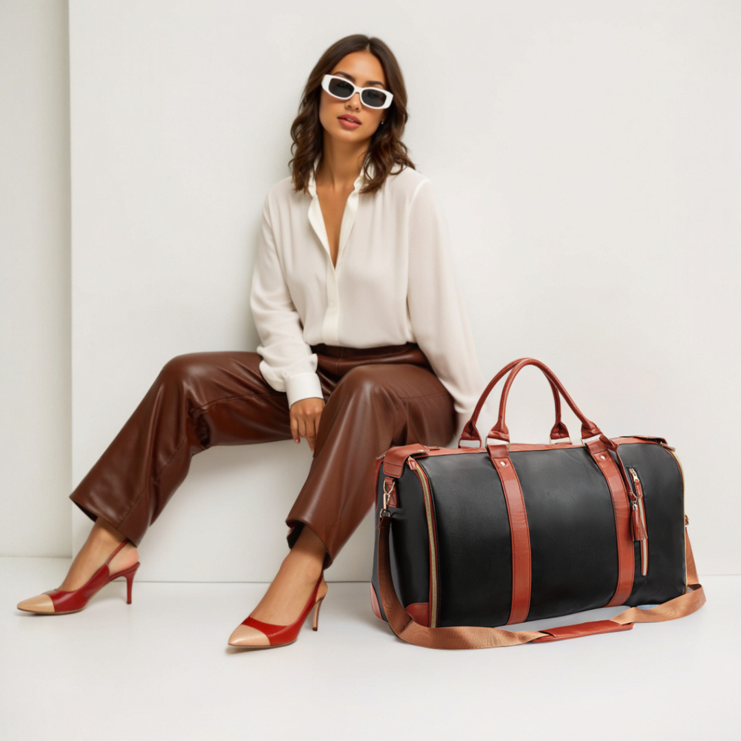 SmarTravel™ Nero Chiaro con Trolley