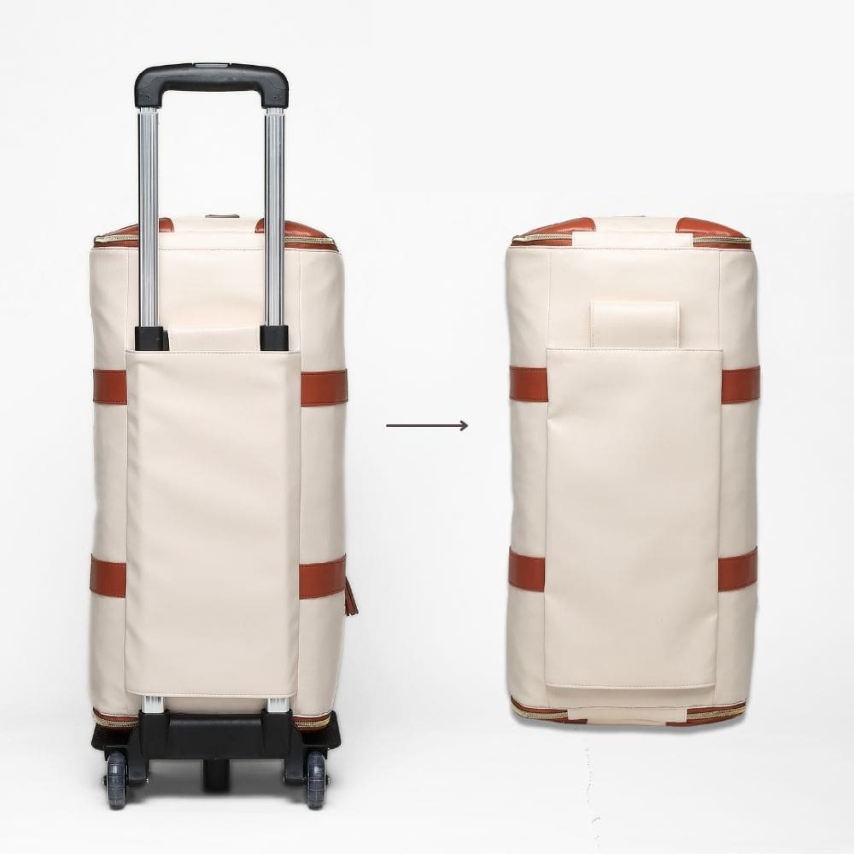 borsa con trolley rimovibile