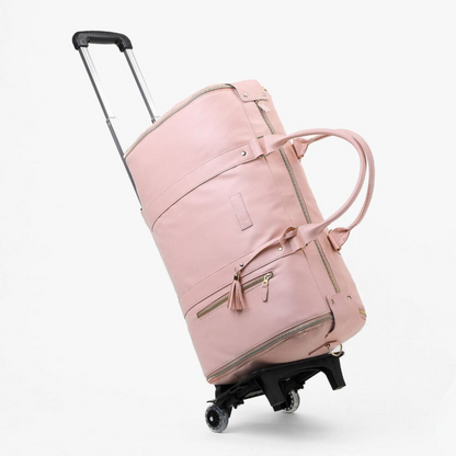 borsa con trolly perfetta come bagaglio a mano e salva spazio